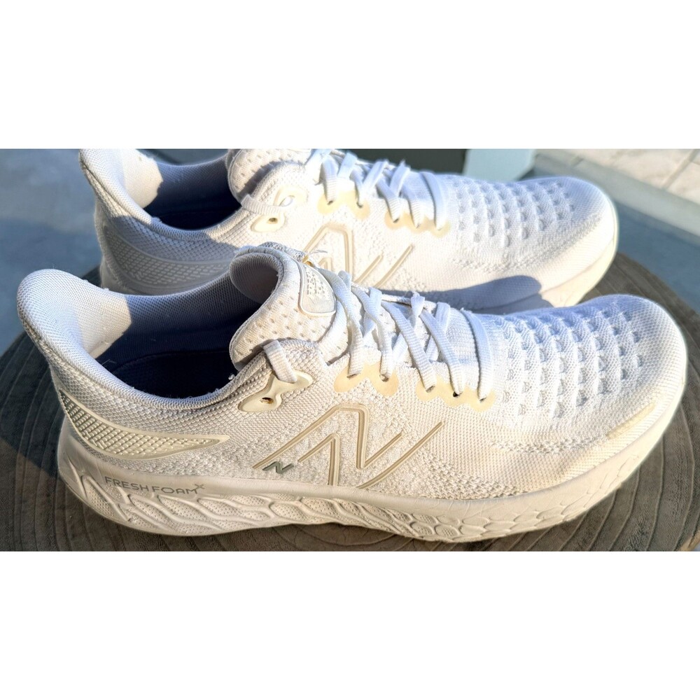New Balance Fresh Foam X 1080v12 White/Arctic Fox Mesh Cushioned M108012W SZ10.5